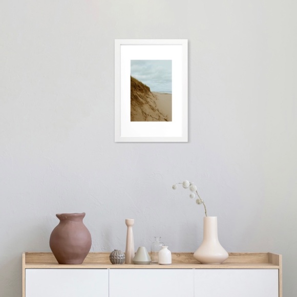 Beach Shoreline Photography Art Print - Picture 1 of 2